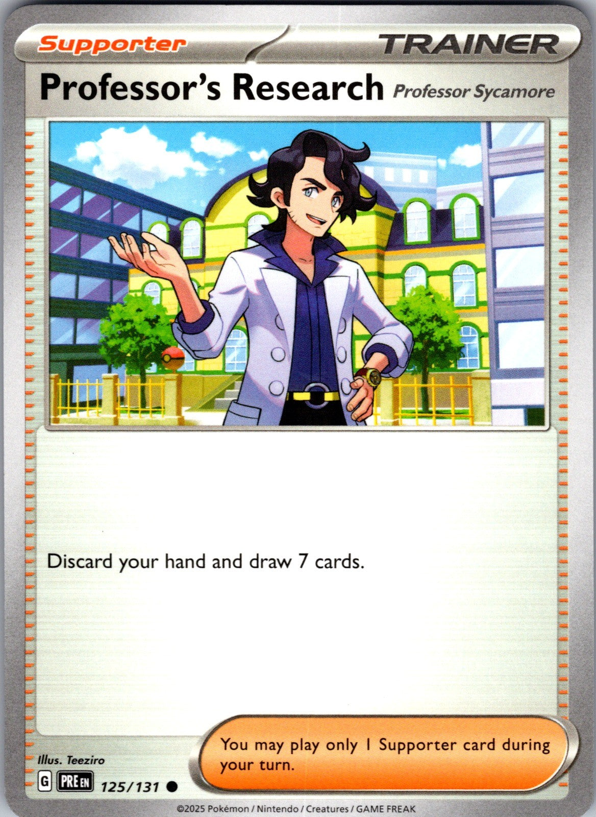 Professor's Research [Professor Sycamore] (Poke Ball Pattern) Holo Common SV: Pr