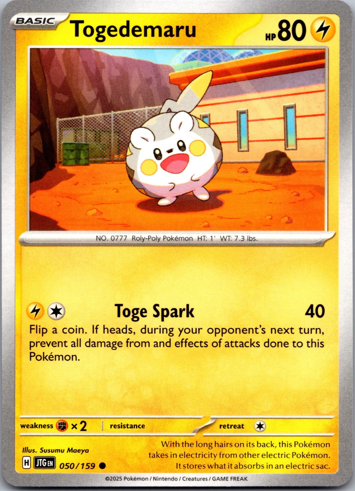 Togedemaru Common SV09: Journey Together 050/159 LP