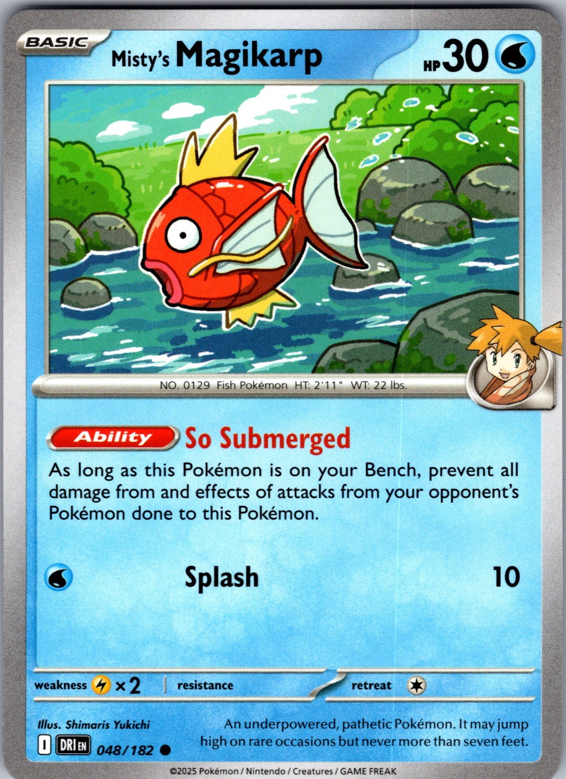 Misty's Magikarp Common SV10: Destined Rivals 048/182 LP
