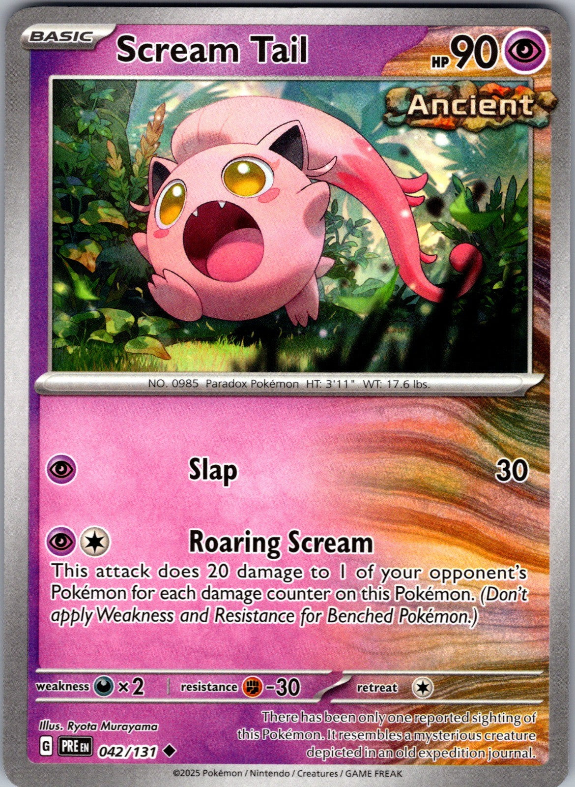 Scream Tail Uncommon SV04: Paradox Rift 086/182 LP
