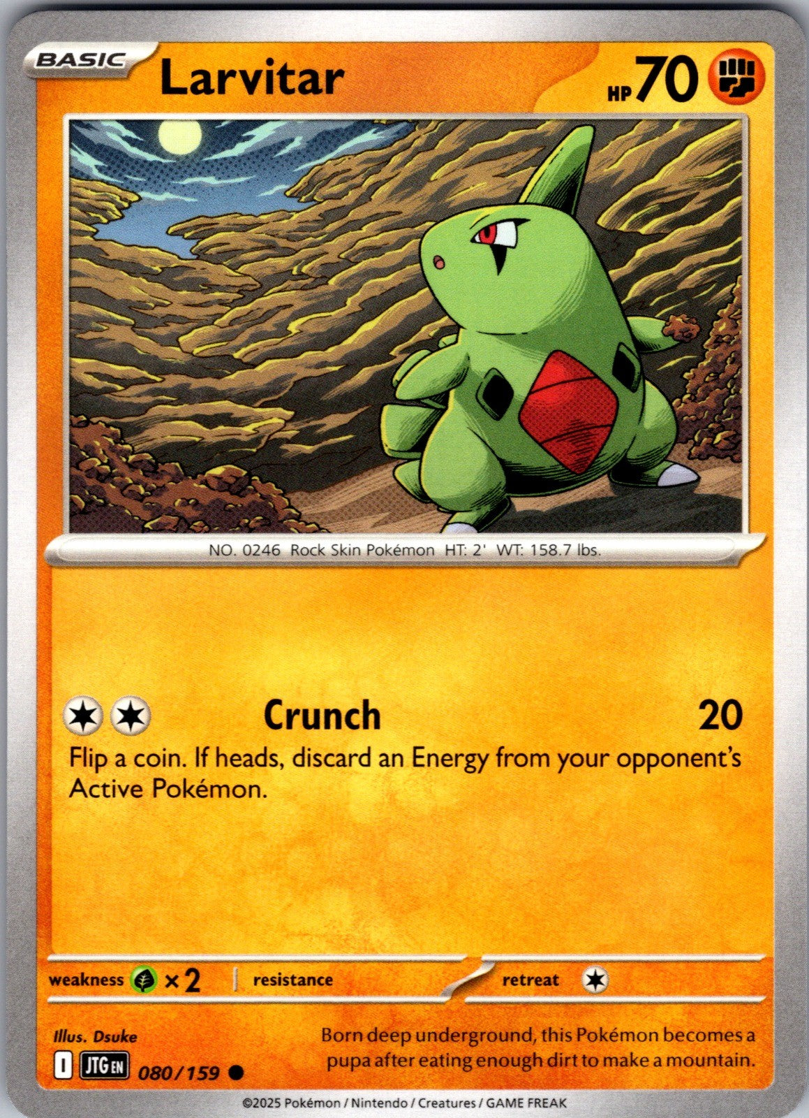Larvitar Common SV09: Journey Together 080/159 LP