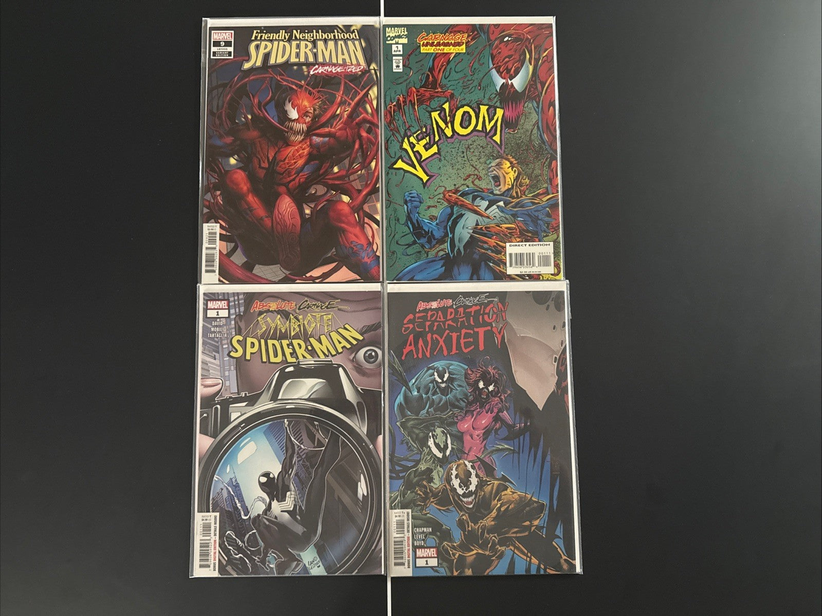 Absolute Carnage Mega Bundle. Keys and popular characters. Multiple sets. NM