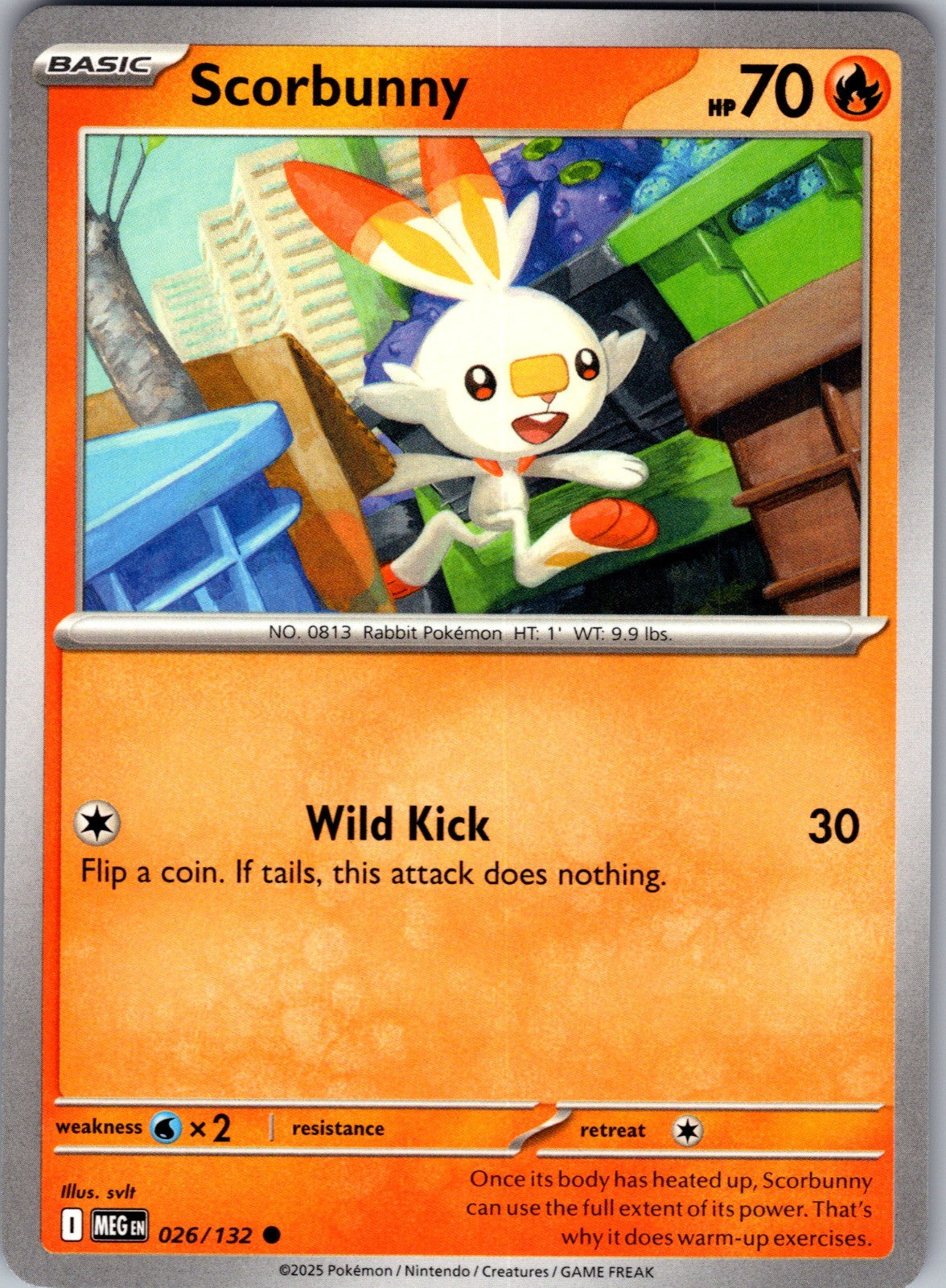 Scorbunny Common ME01: Mega Evolution 026/132 LP