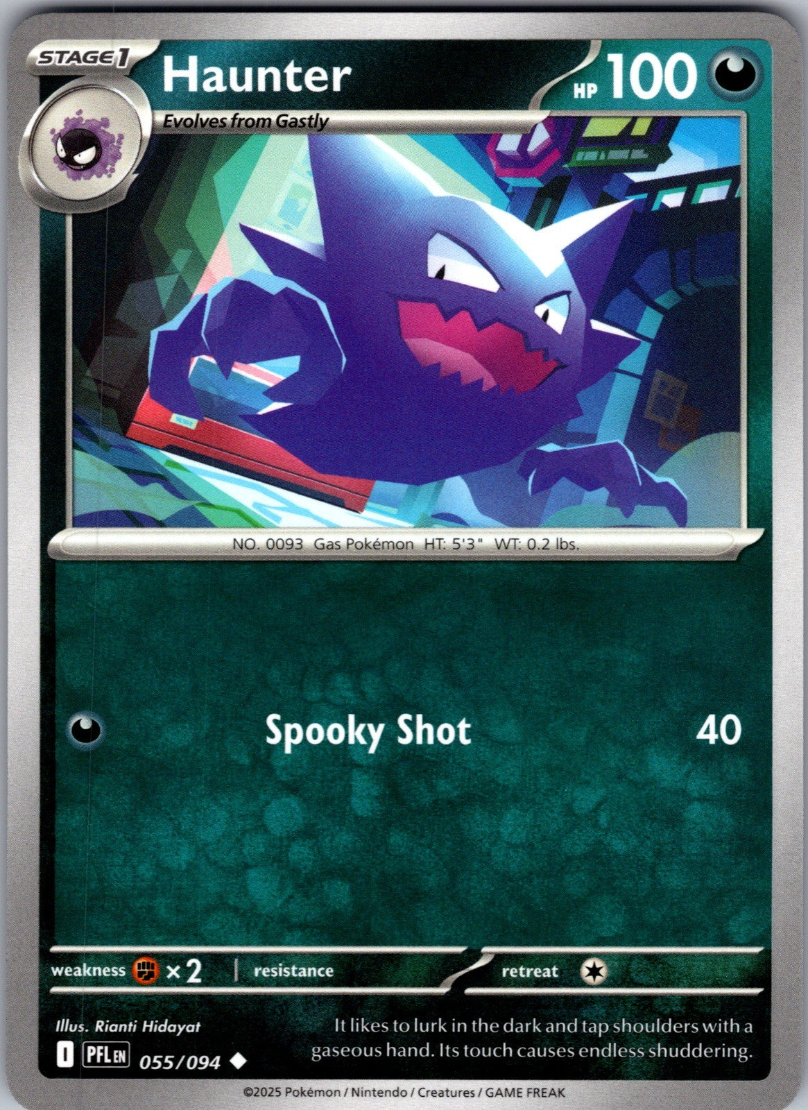 Haunter Uncommon ME02: Phantasmal Flames 055/094 LP