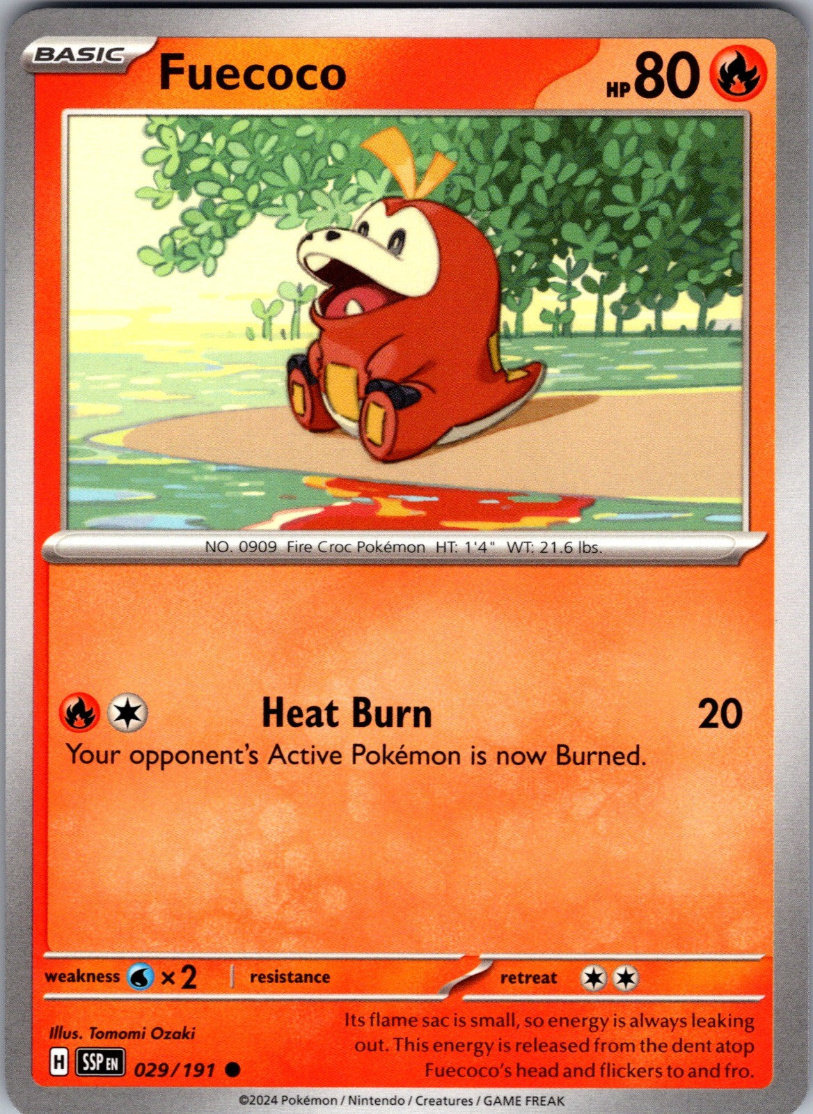 Fuecoco Common SV08: Surging Sparks 029/191 LP