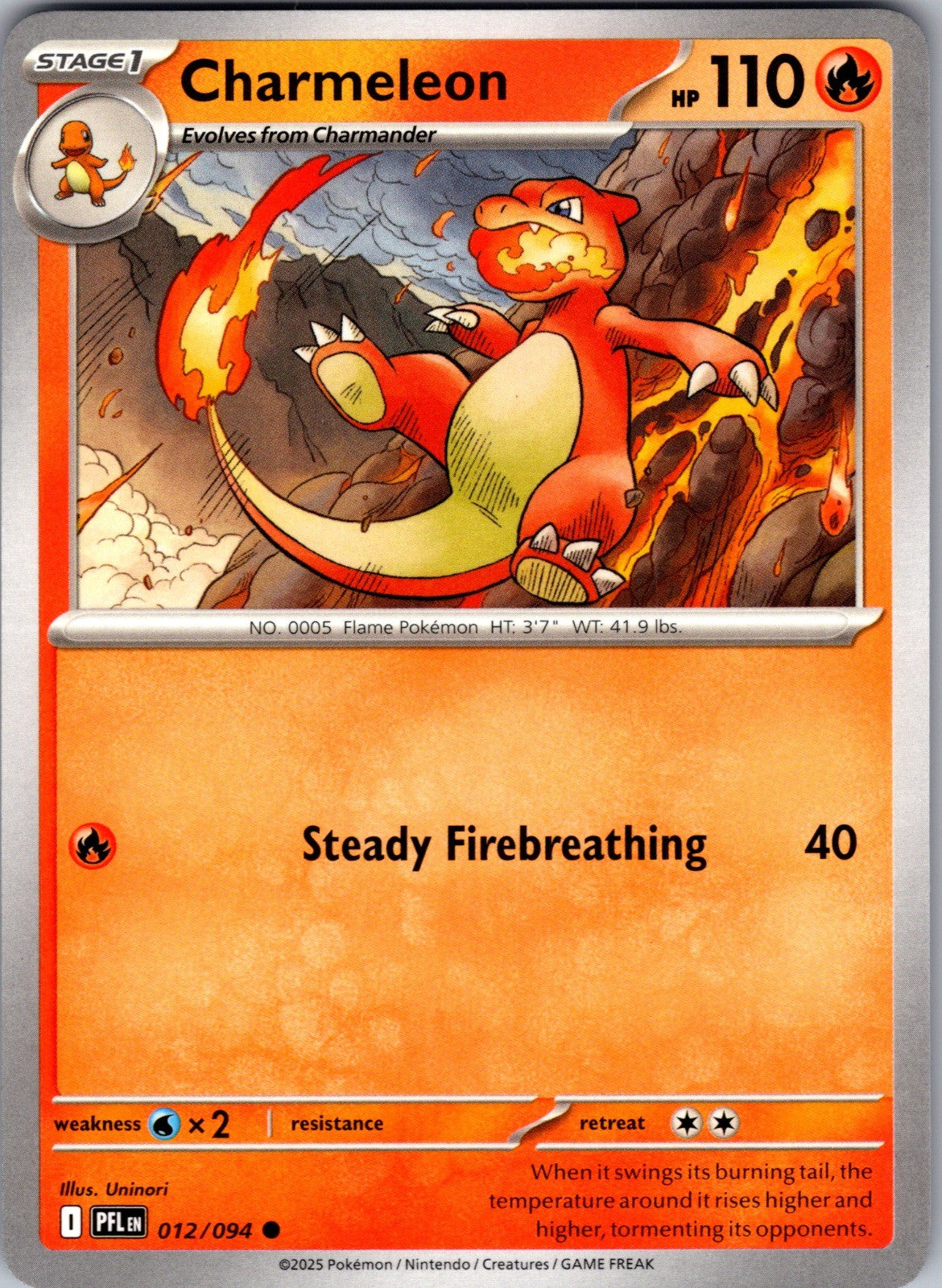 Charmeleon Common ME02: Phantasmal Flames 012/094 LP