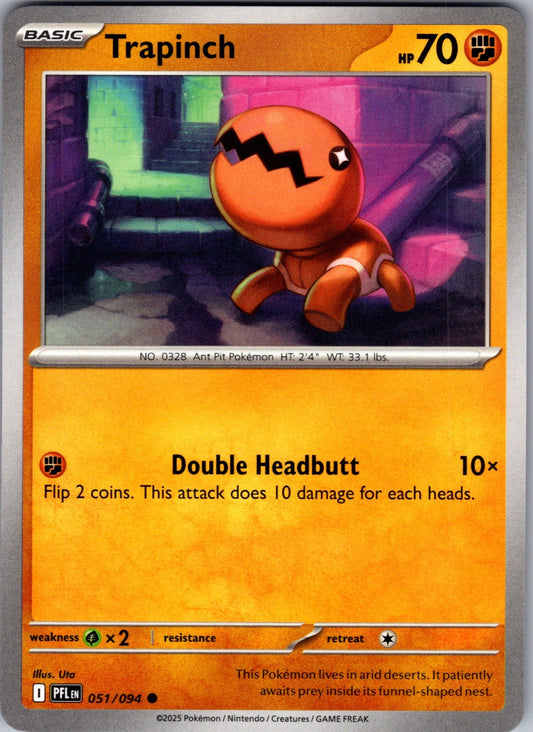 Trapinch Common ME02: Phantasmal Flames 051/094 LP