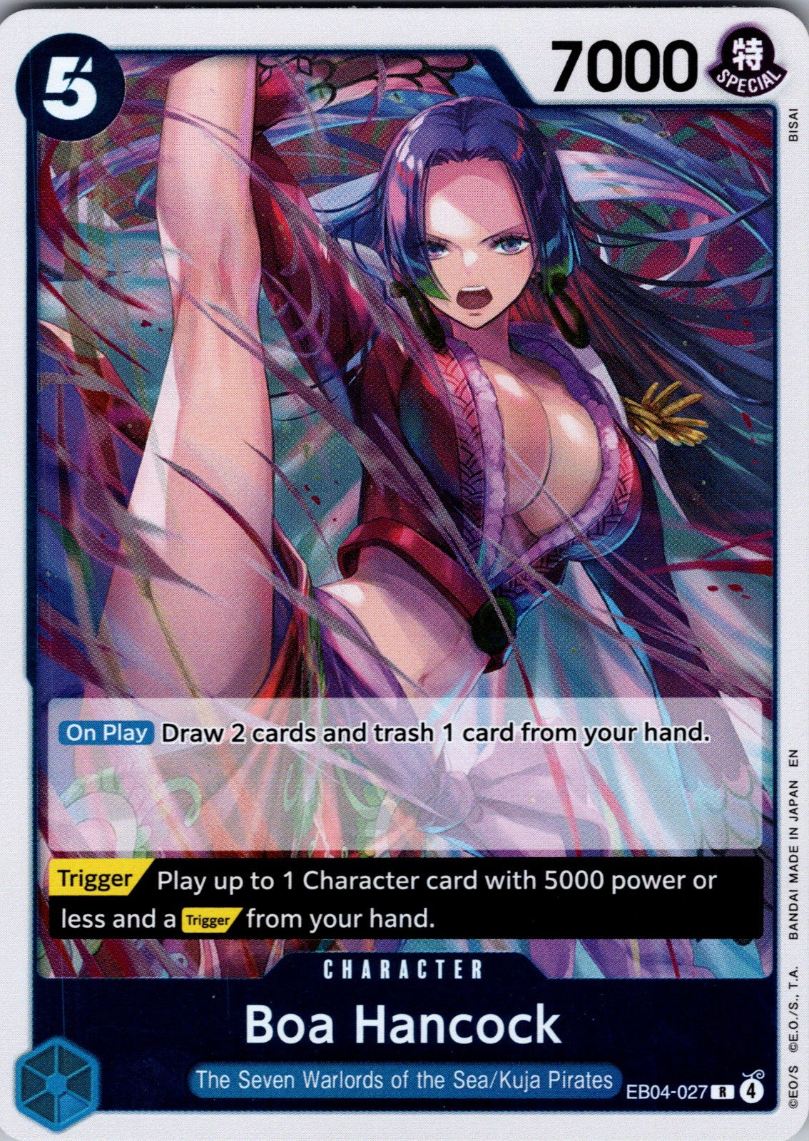 Boa Hancock Foil R The Azure Sea's Seven EB04-027 LP