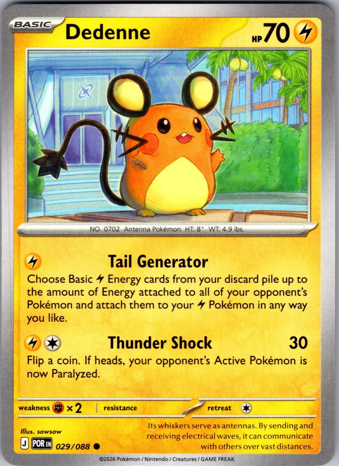Dedenne Common ME03: Perfect Order 029/088 LP