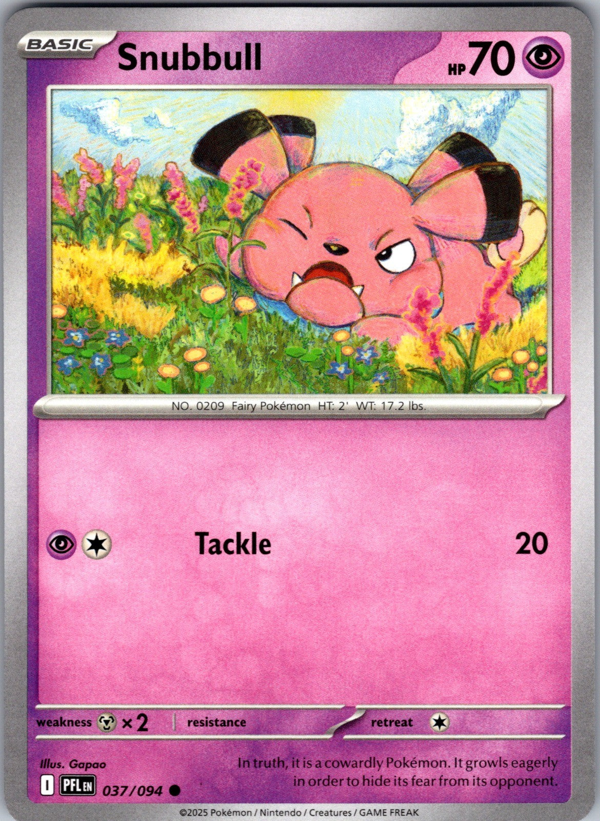 Snubbull Common ME02: Phantasmal Flames 037/094 LP