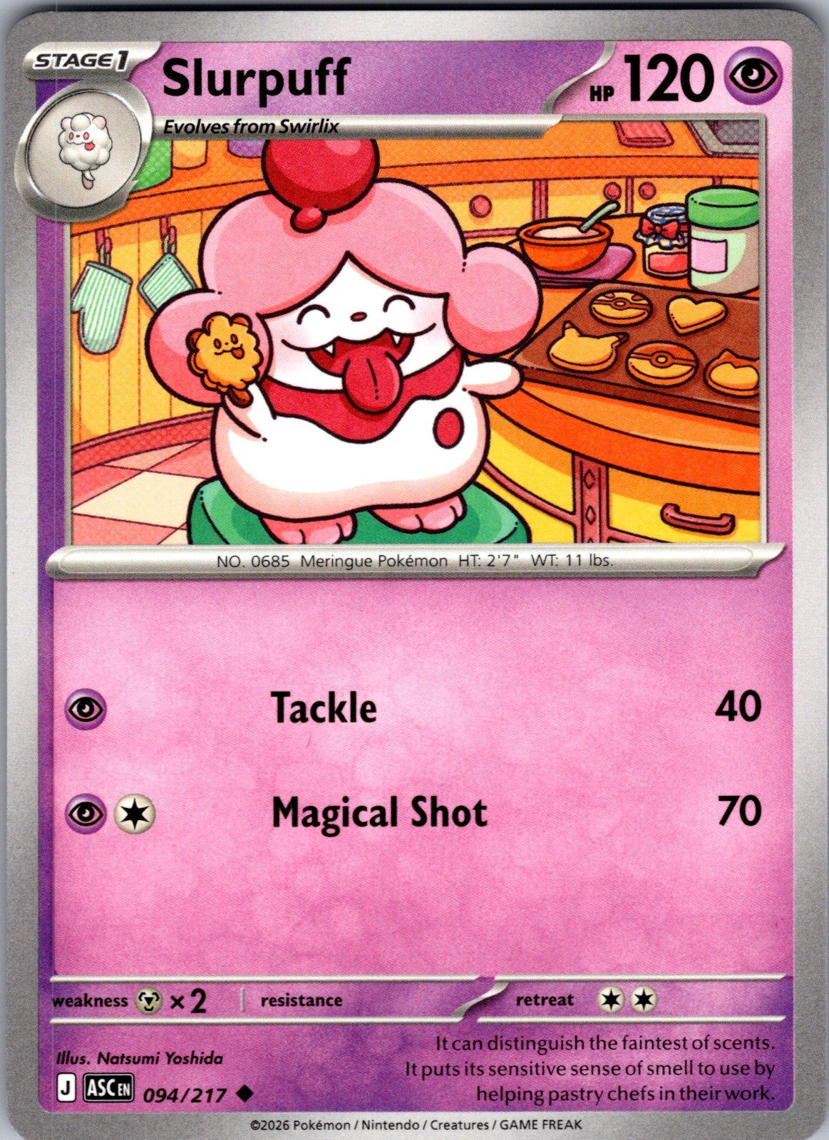 Slurpuff - Uncommon ME: Ascended Heroes 094/217 LP