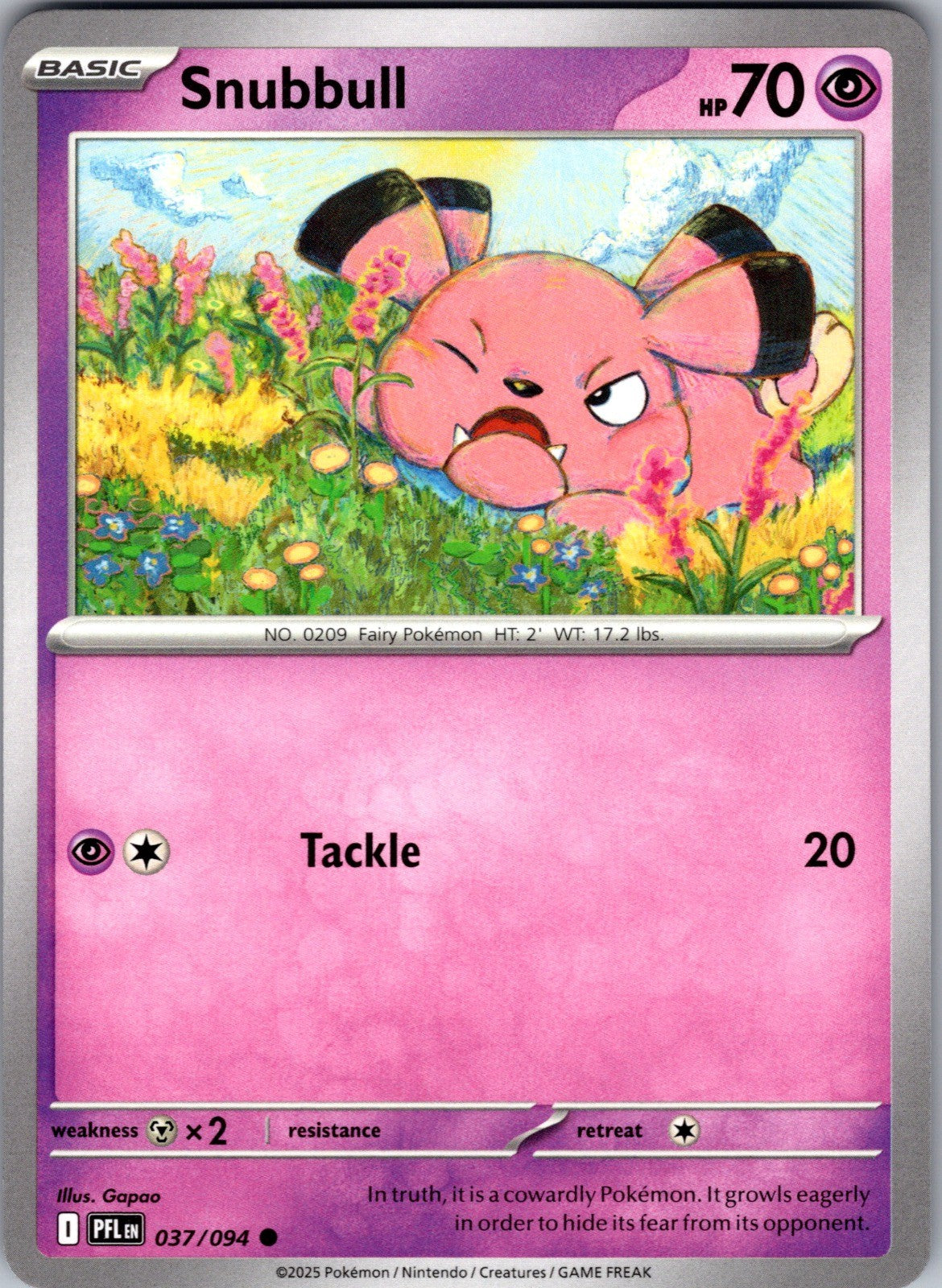 Snubbull Common ME02: Phantasmal Flames 037/094 LP
