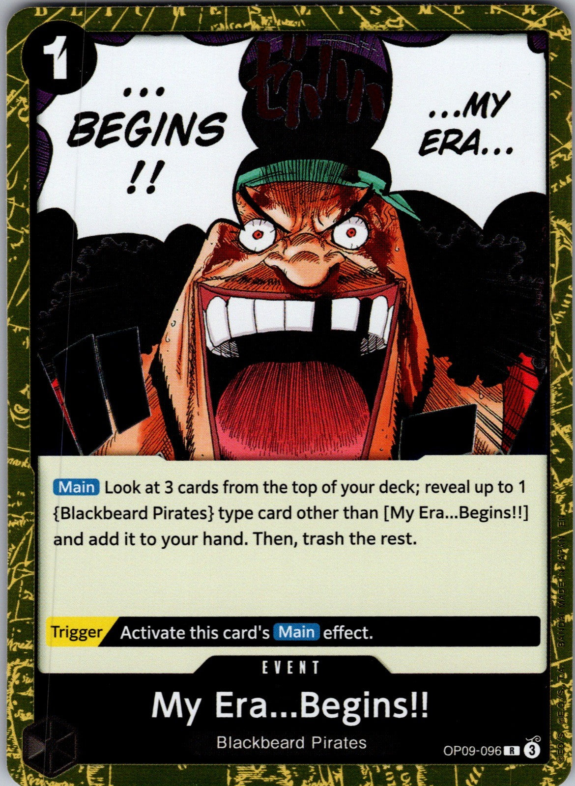 My Era...Begins!! Foil R Emperors in the New World OP09-096 LP