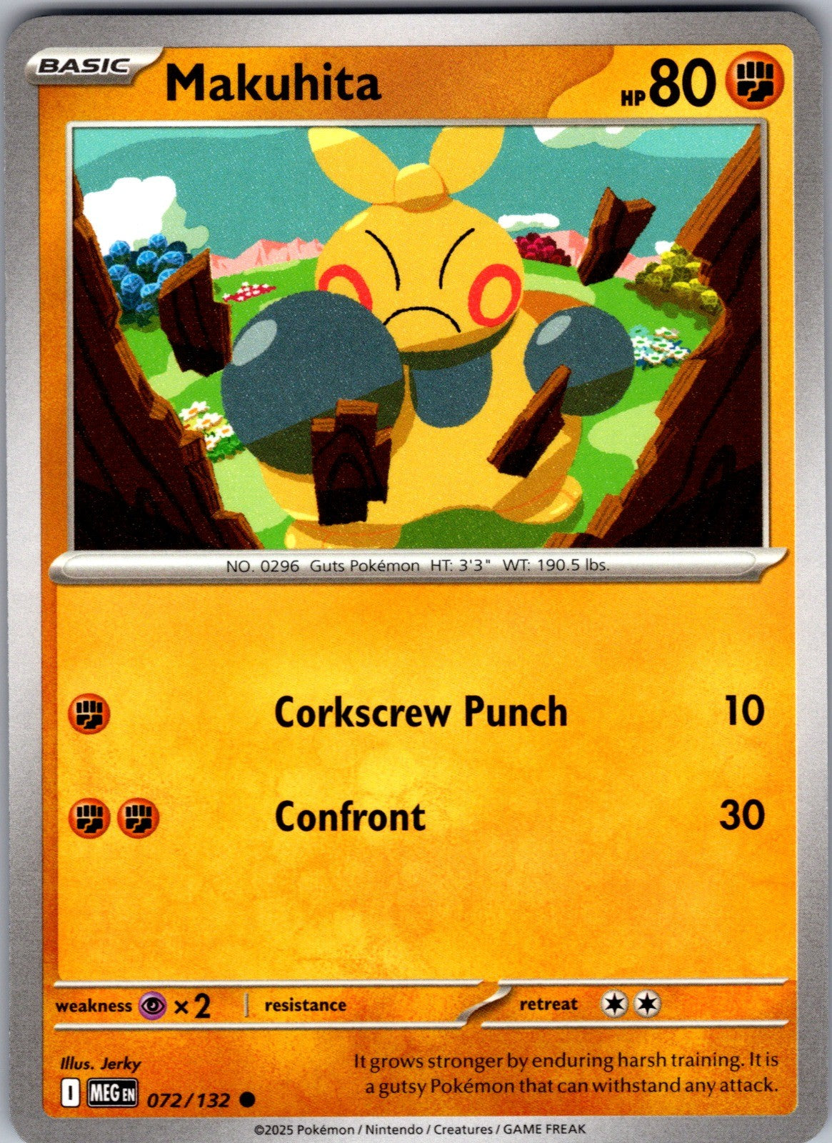 Makuhita Common ME01: Mega Evolution 072/132 LP