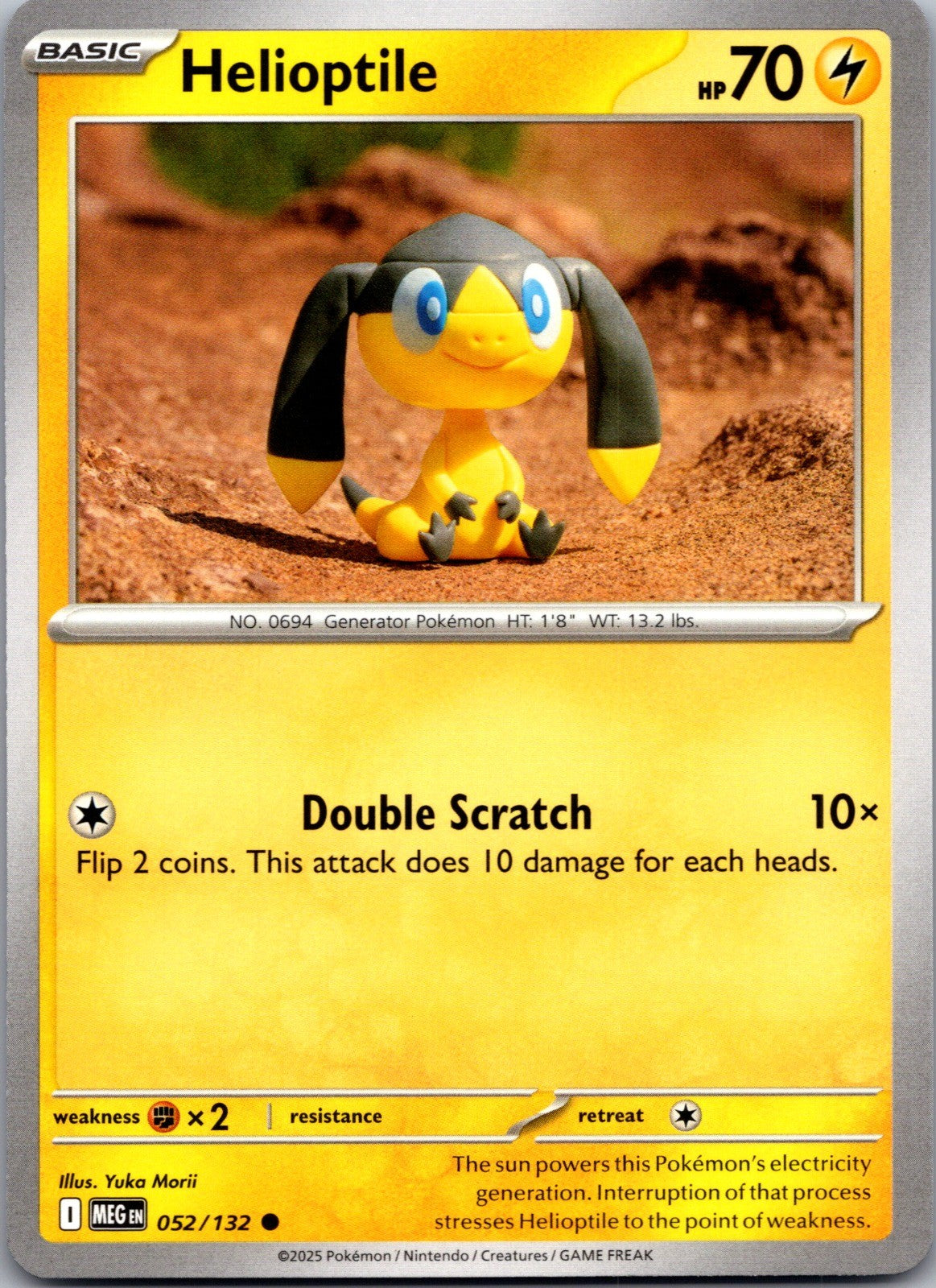 Helioptile Common ME01: Mega Evolution 052/132 LP