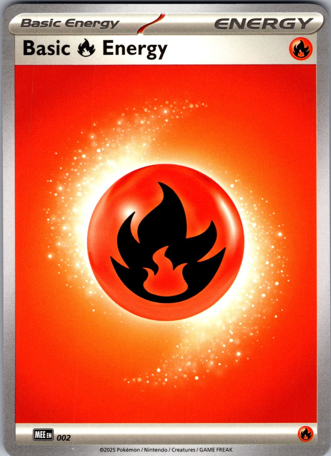 Basic Fire Energy - 002 Common MEE: Mega Evolution Energies 2 LP