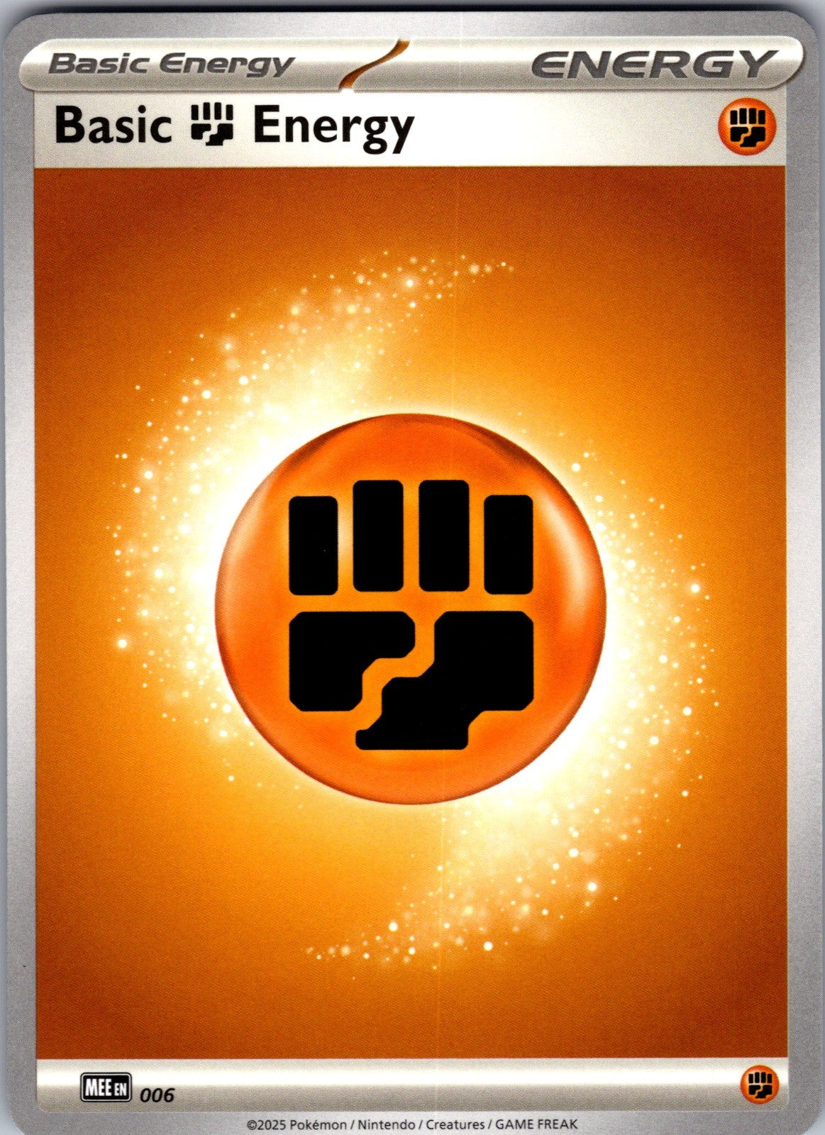 Basic Fighting Energy Common SVE: Scarlet & Violet Energies 006 LP