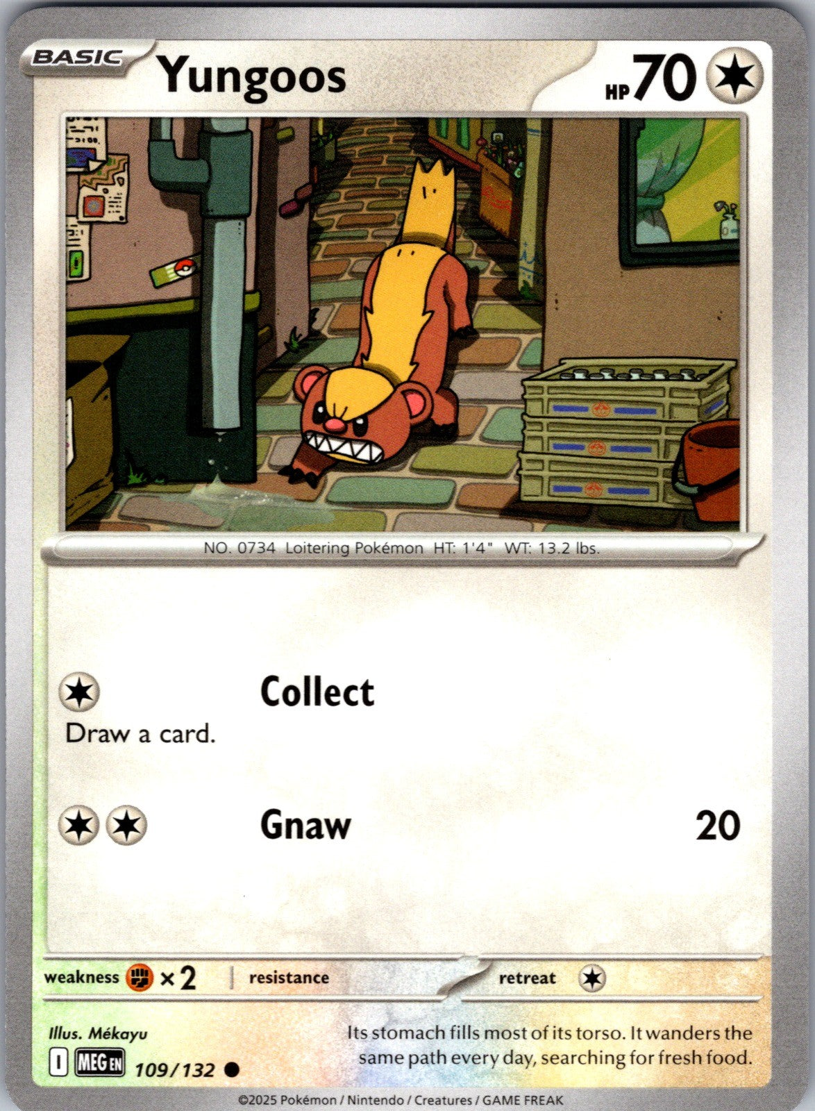 Yungoos Common ME01: Mega Evolution 109/132 LP