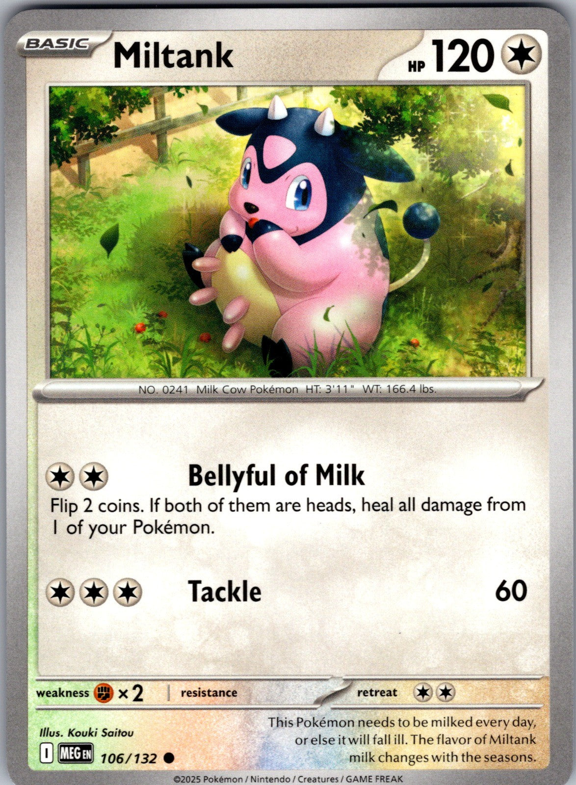Miltank Common ME01: Mega Evolution 106/132 LP