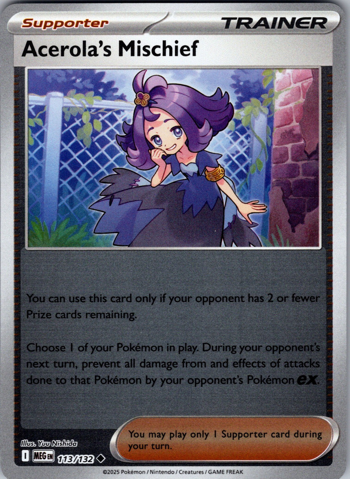 Acerola's Mischief Uncommon ME: Ascended Heroes 180/217 LP