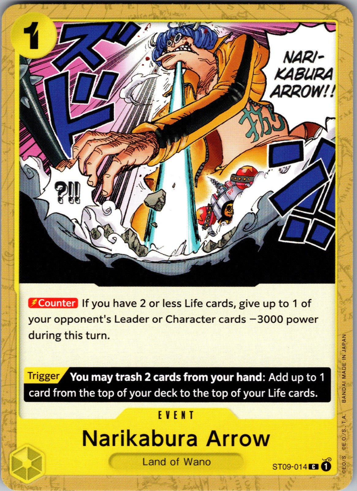 Narikabura Arrow C Starter Deck 9: Yamato ST09-014 LP