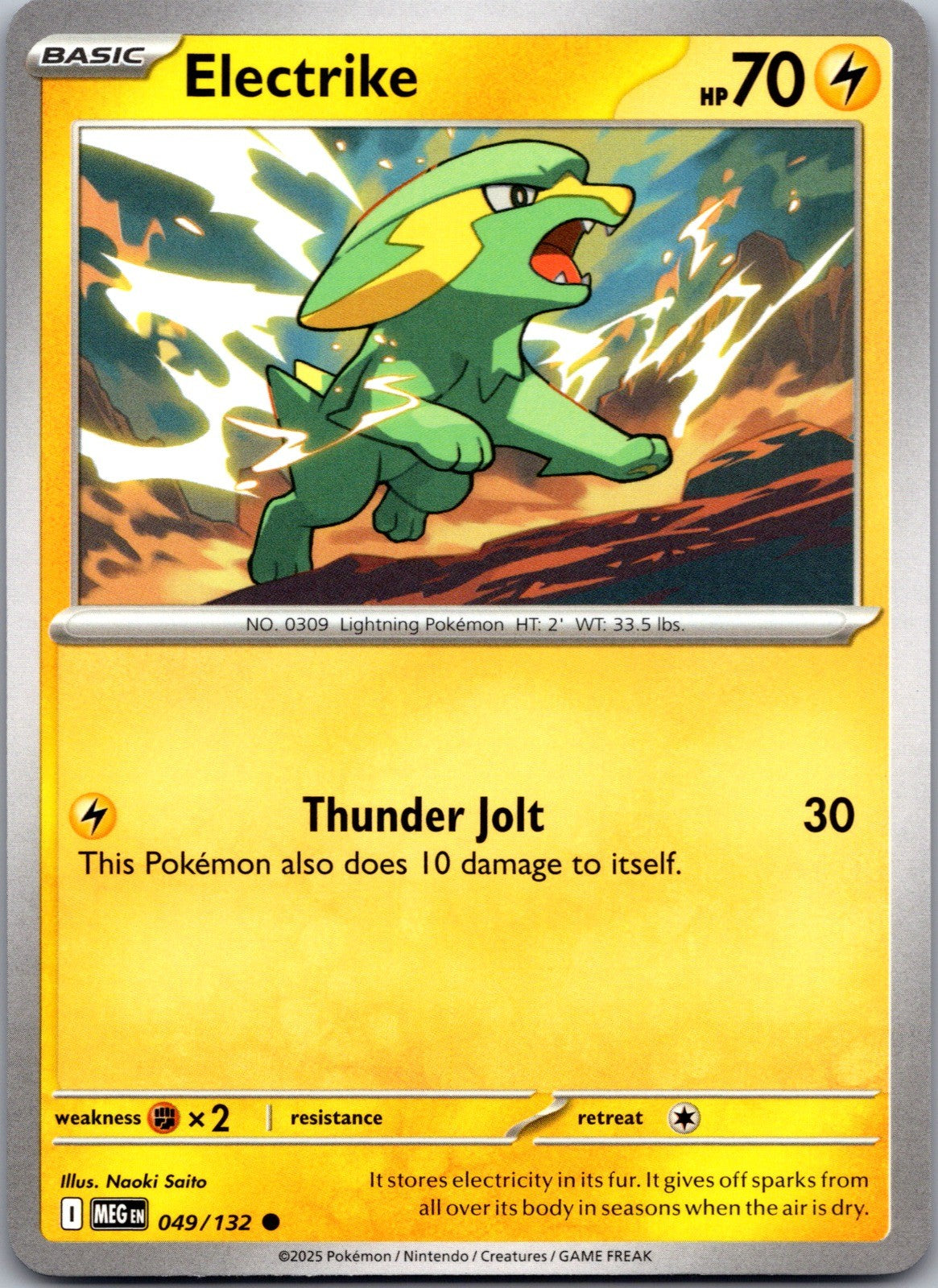 Electrike Common ME01: Mega Evolution 049/132 LP