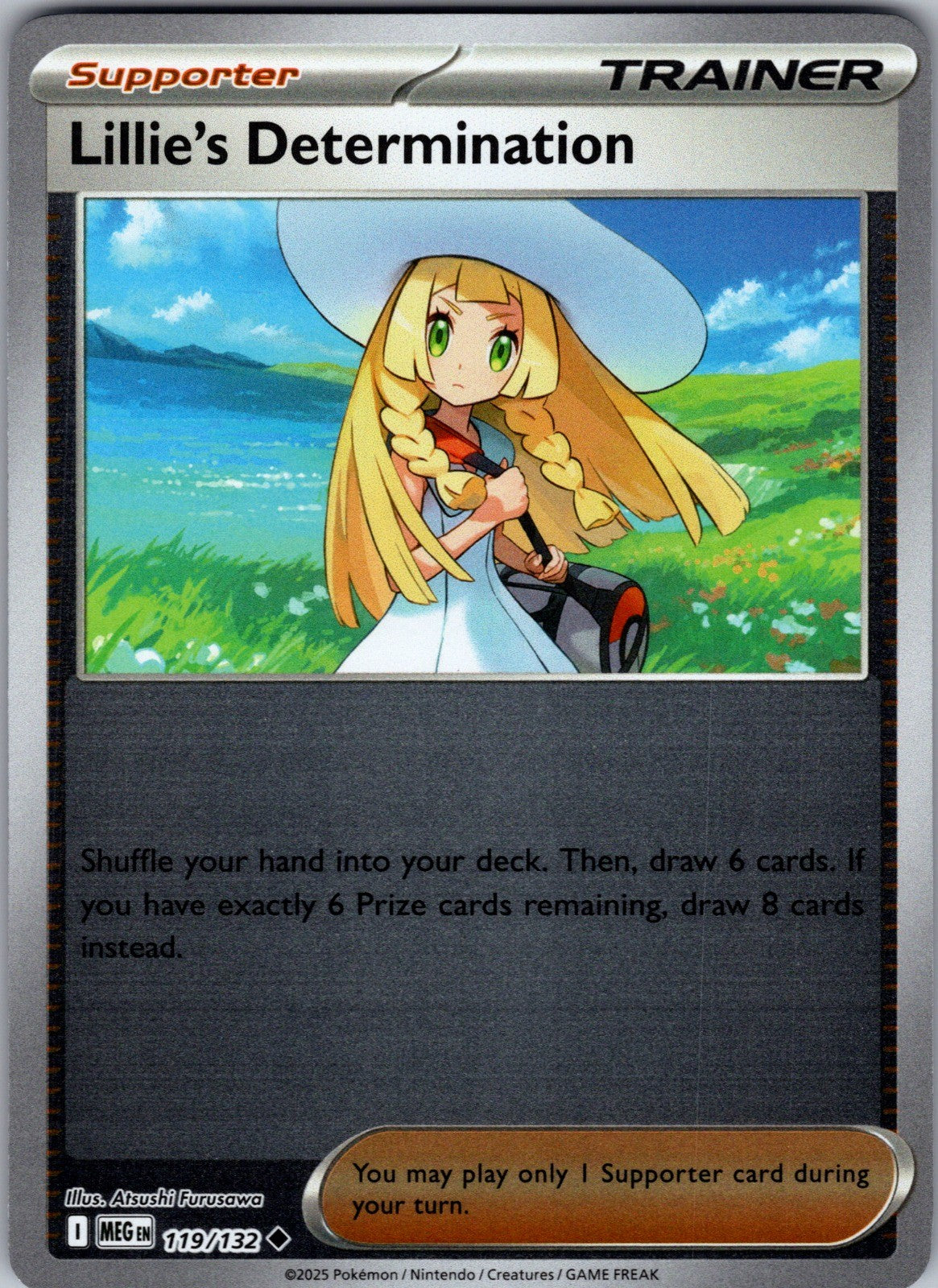 Lillie's Determination Uncommon ME01: Mega Evolution 119/132 LP