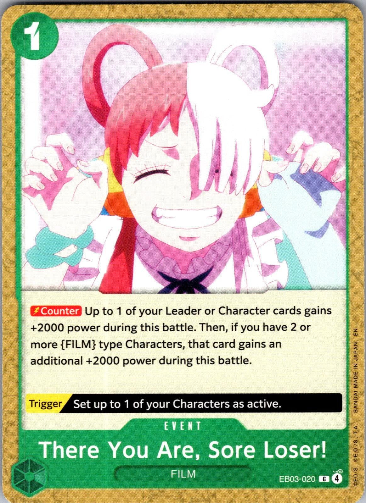 There You Are, Sore Loser! C Extra Booster: One Piece Heroines Edition EB03-020