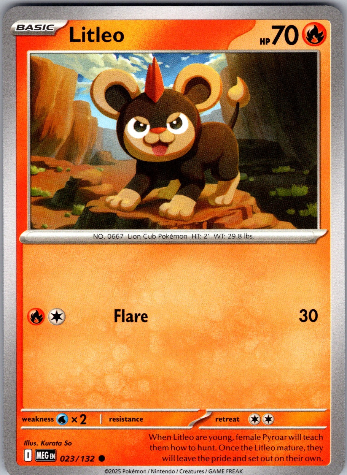 Litleo Common ME01: Mega Evolution 023/132 LP