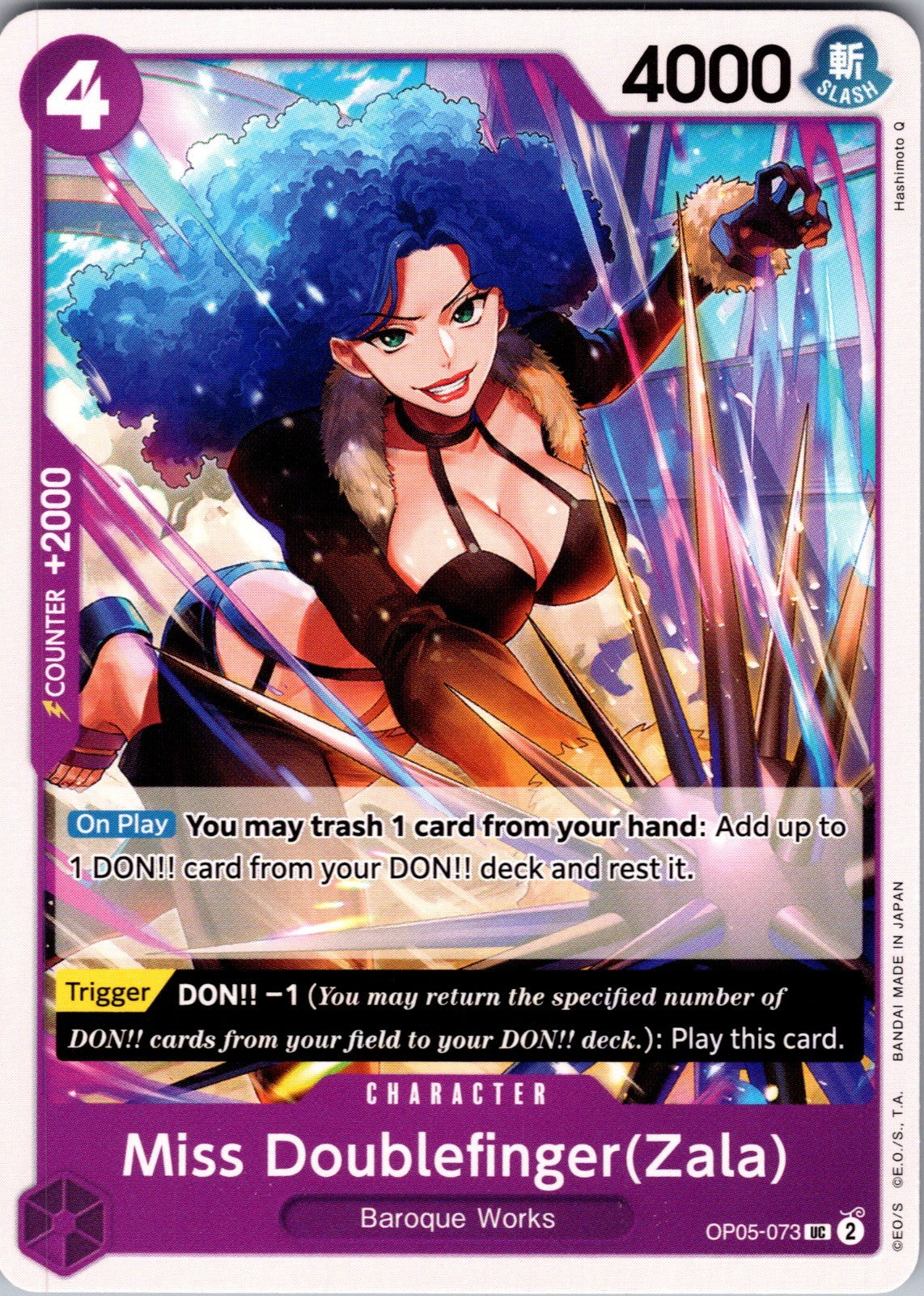 Miss Doublefinger(Zala) UC Awakening of the New Era OP05-073 LP