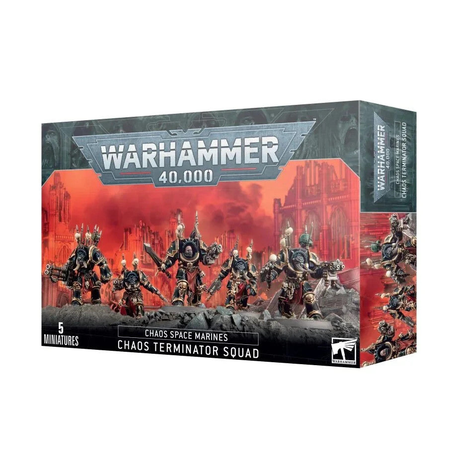 Chaos Space Marines Terminator Squad - Warhammer 40k - Brand New! 43-19