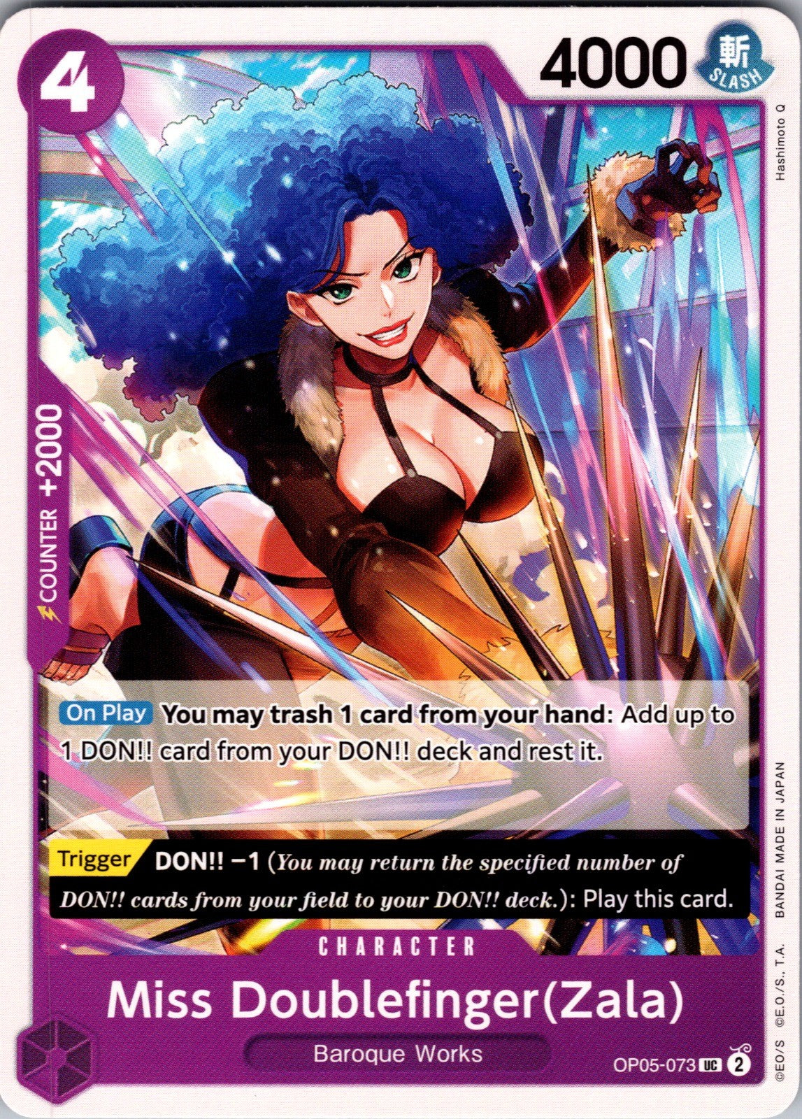 Miss Doublefinger(Zala) UC Awakening of the New Era OP05-073 LP