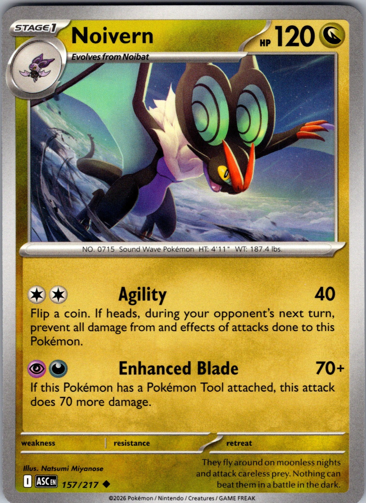 Noivern Uncommon ME: Ascended Heroes 157/217 LP