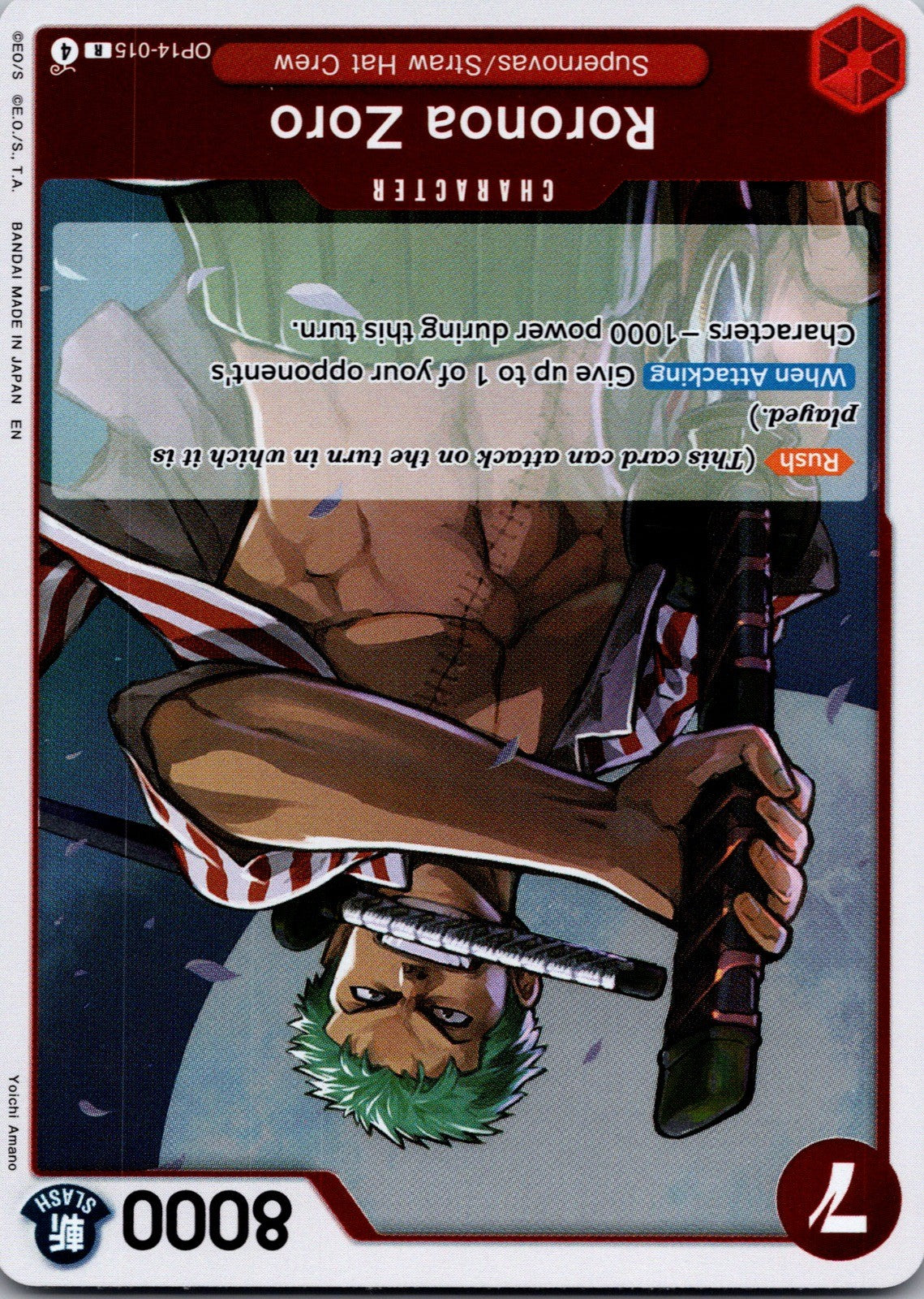 Roronoa Zoro - Foil R The Azure Sea's Seven OP14-015 LP