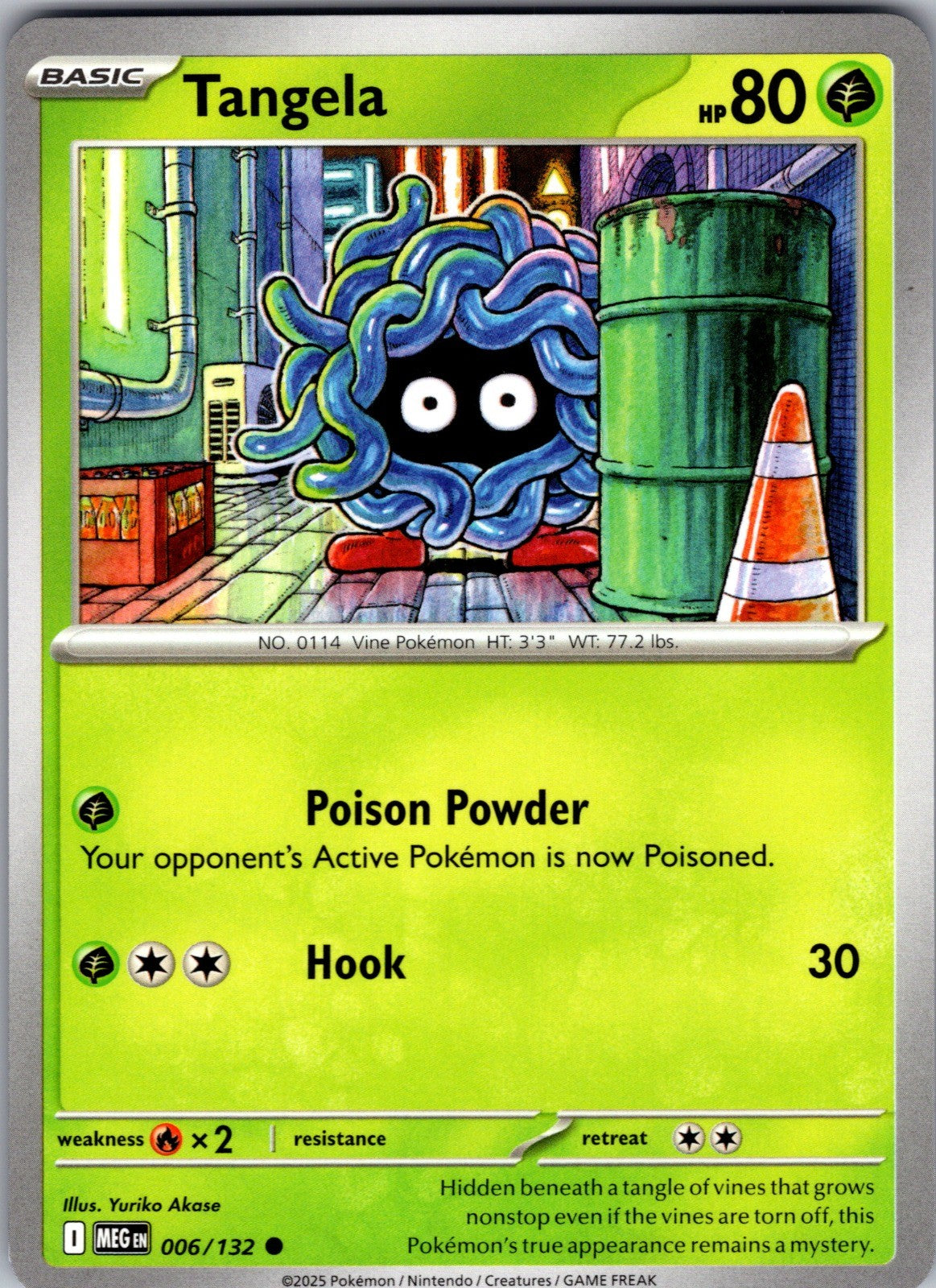 Tangela Common ME01: Mega Evolution 006/132 LP