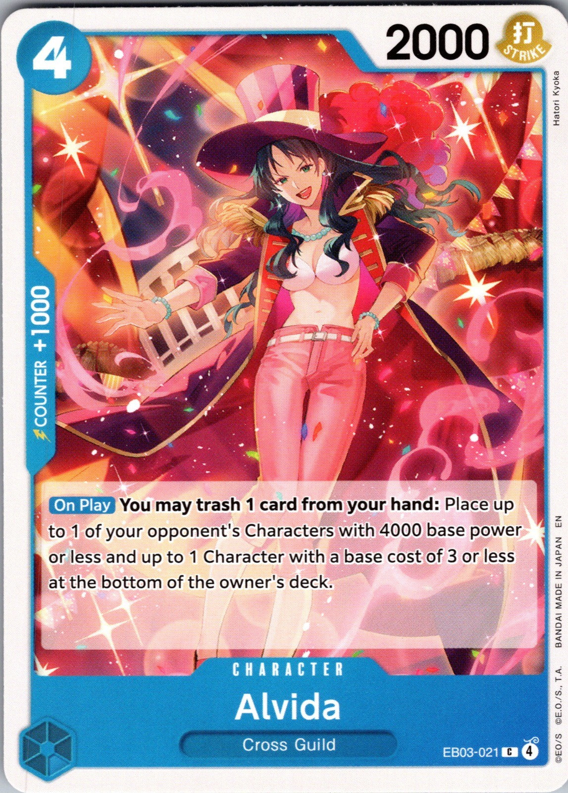 Alvida C Extra Booster: One Piece Heroines Edition EB03-021 LP