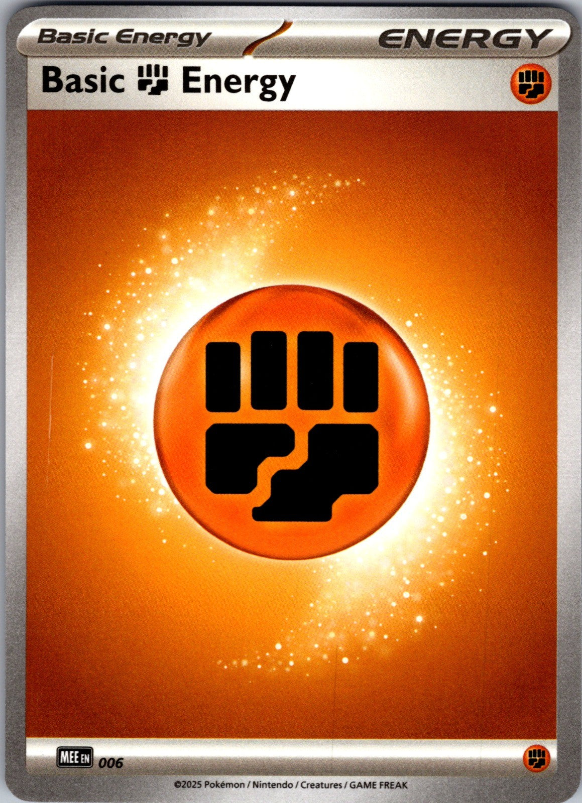 Basic Fighting Energy Common SVE: Scarlet & Violet Energies 006 LP
