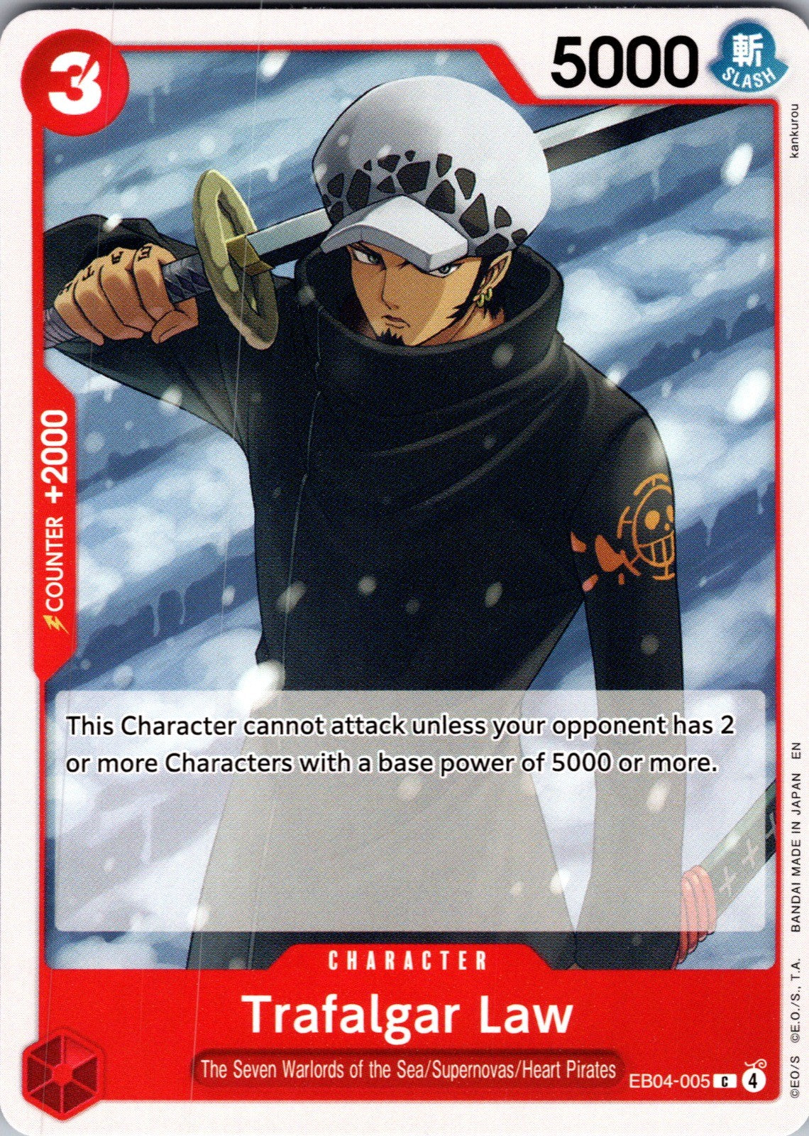 Trafalgar Law C Adventure on Kami's Island EB04-005 LP