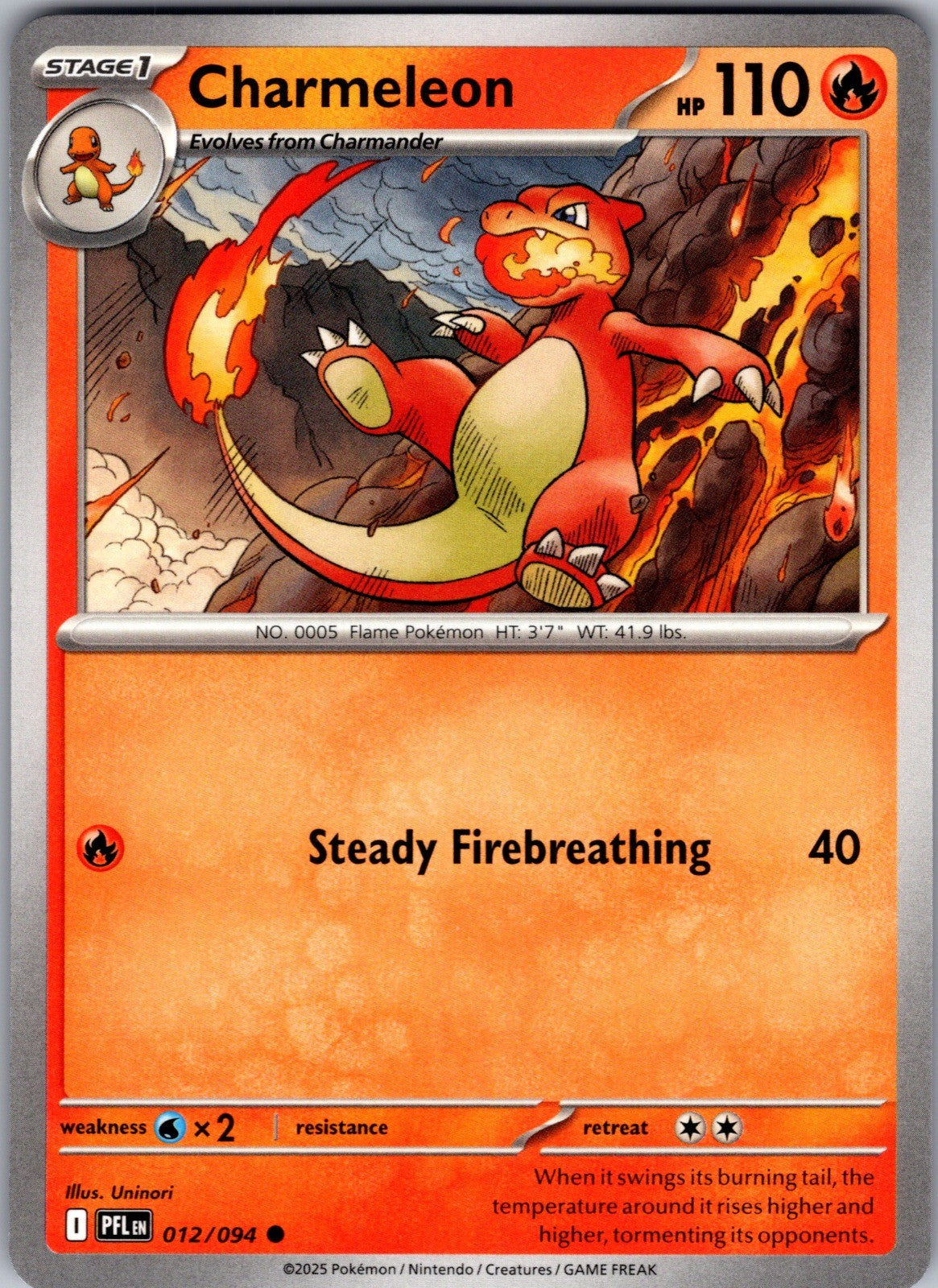Charmeleon Common ME02: Phantasmal Flames 012/094 LP