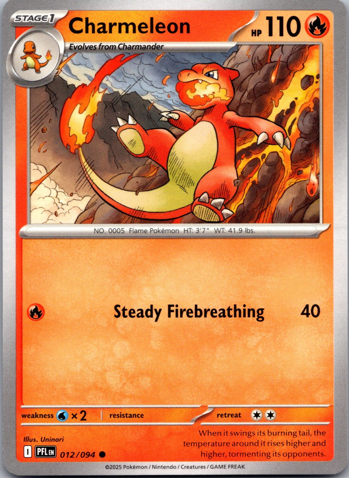 Charmeleon Common ME02: Phantasmal Flames 012/094 LP