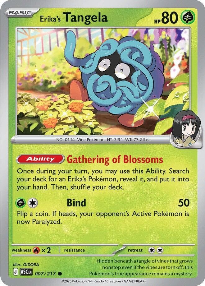 Erika's Tangela - Common ME: Ascended Heroes 007/217 LP