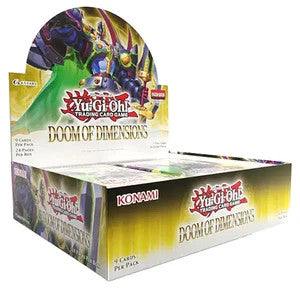Yu-Gi-Oh English Doom of Dimensions 1st Edition Booster Box SEALED!