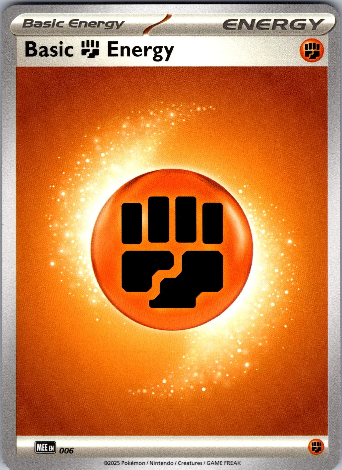 Basic Fighting Energy Common SVE: Scarlet & Violet Energies 006 LP