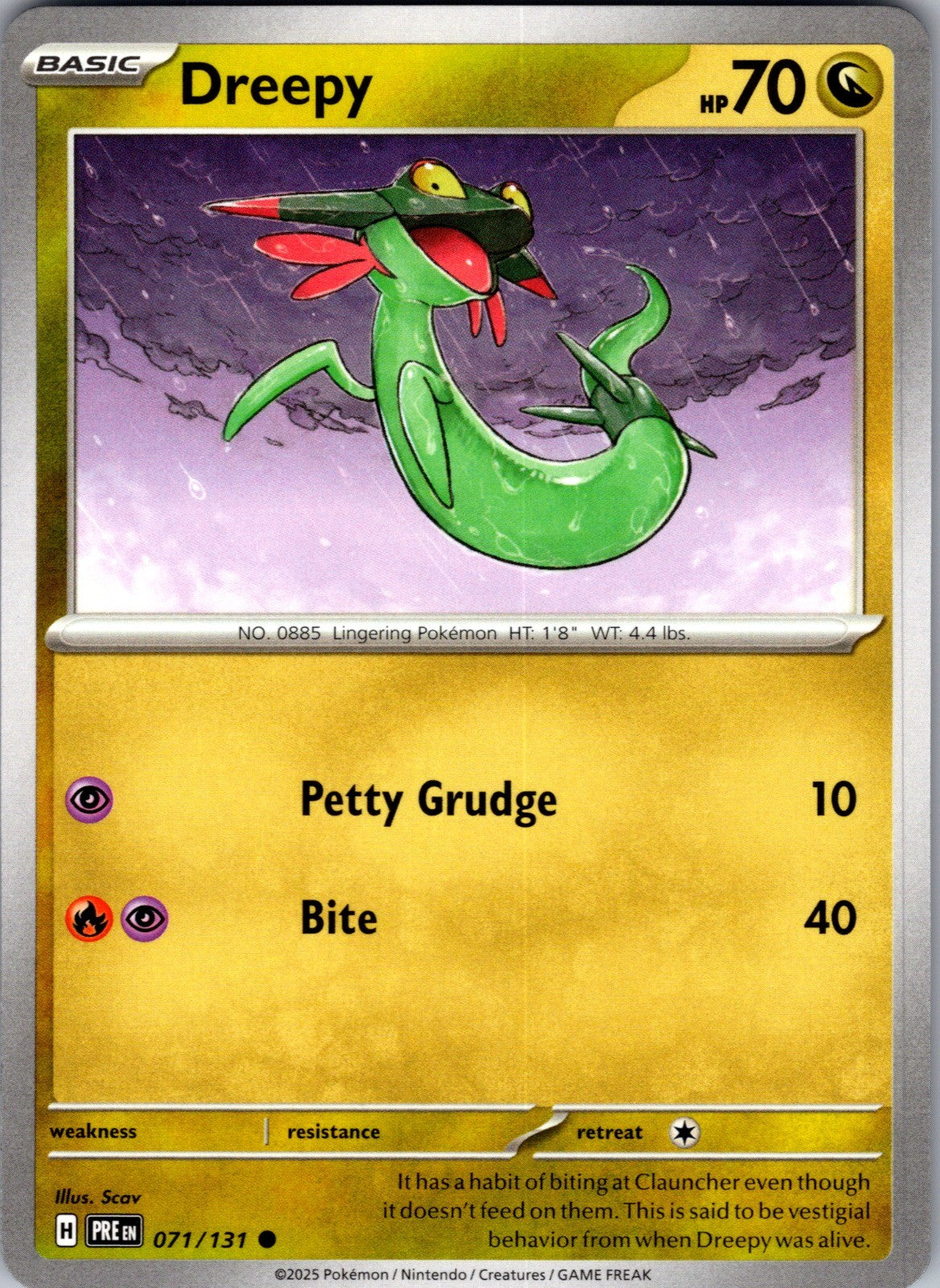 Dreepy Common SV: Prismatic Evolutions 071/131 LP