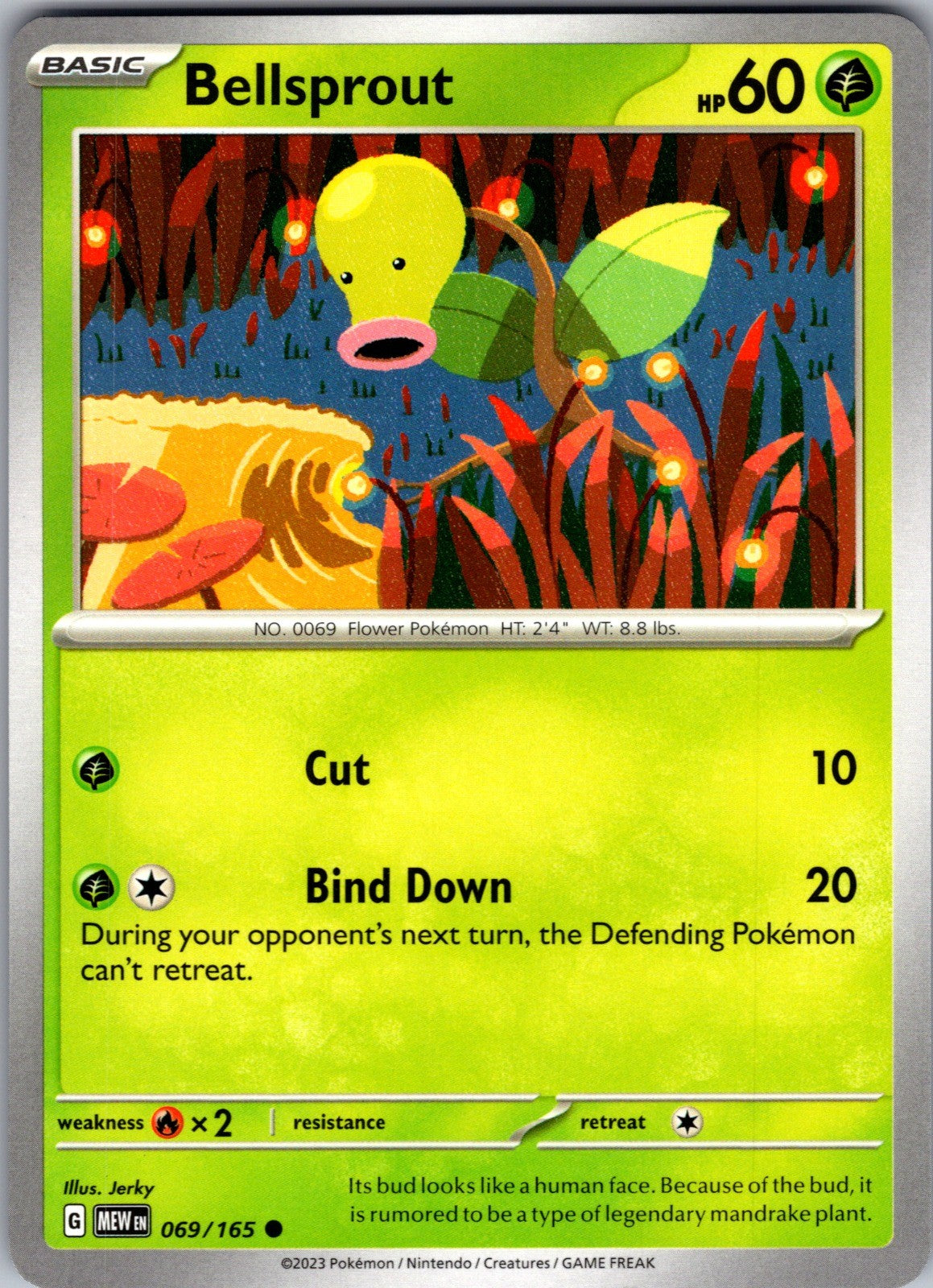 Bellsprout Common SV: Scarlet & Violet 151 069/165 LP