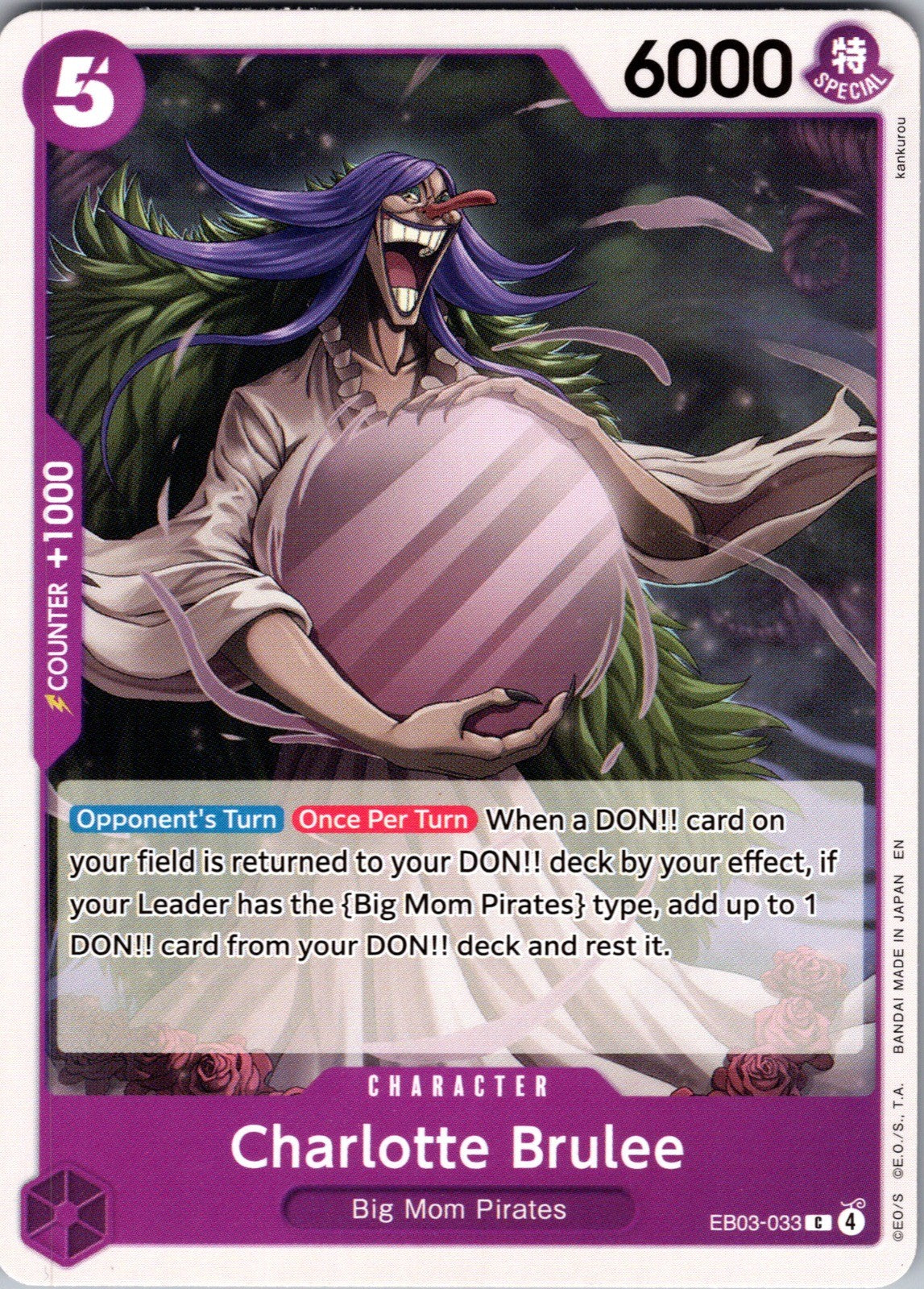 Charlotte Brulee C Extra Booster: One Piece Heroines Edition EB03-033 LP