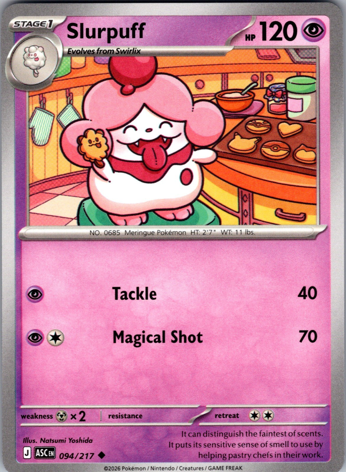 Slurpuff - Uncommon ME: Ascended Heroes 094/217 LP