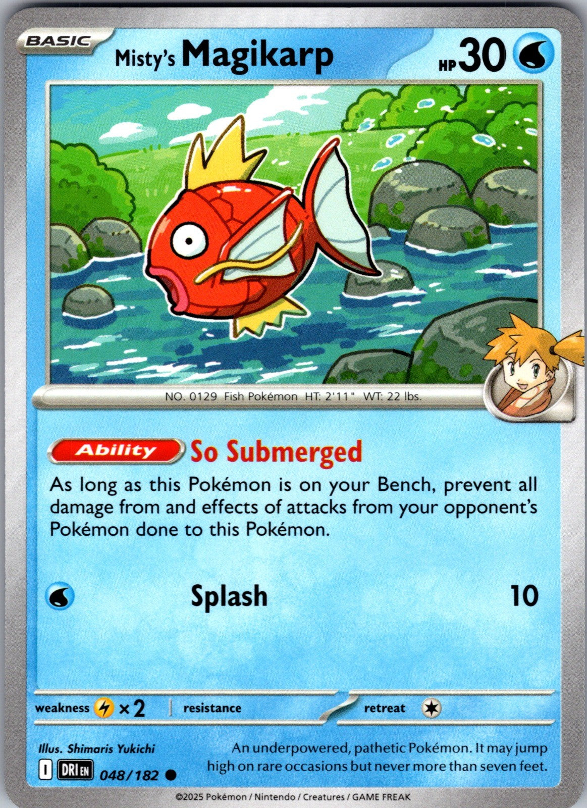 Misty's Magikarp Common SV10: Destined Rivals 048/182 LP