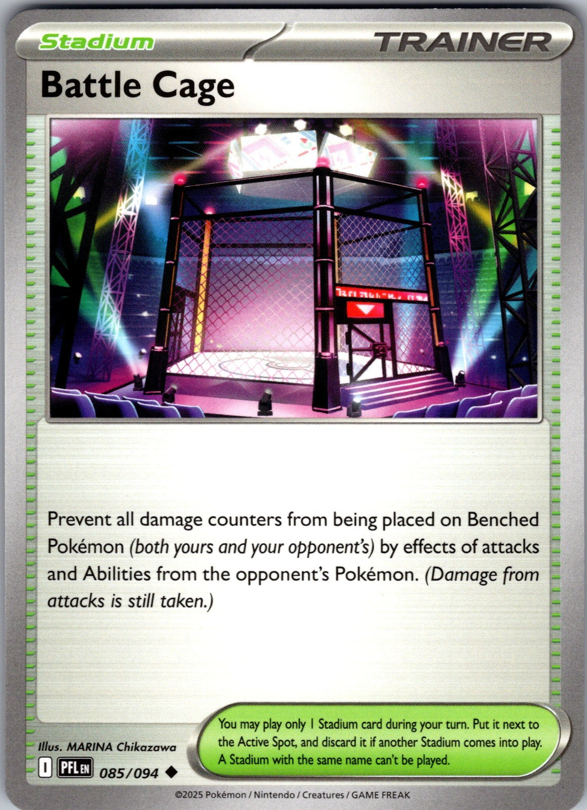 Battle Cage Uncommon ME02: Phantasmal Flames 085/094 LP