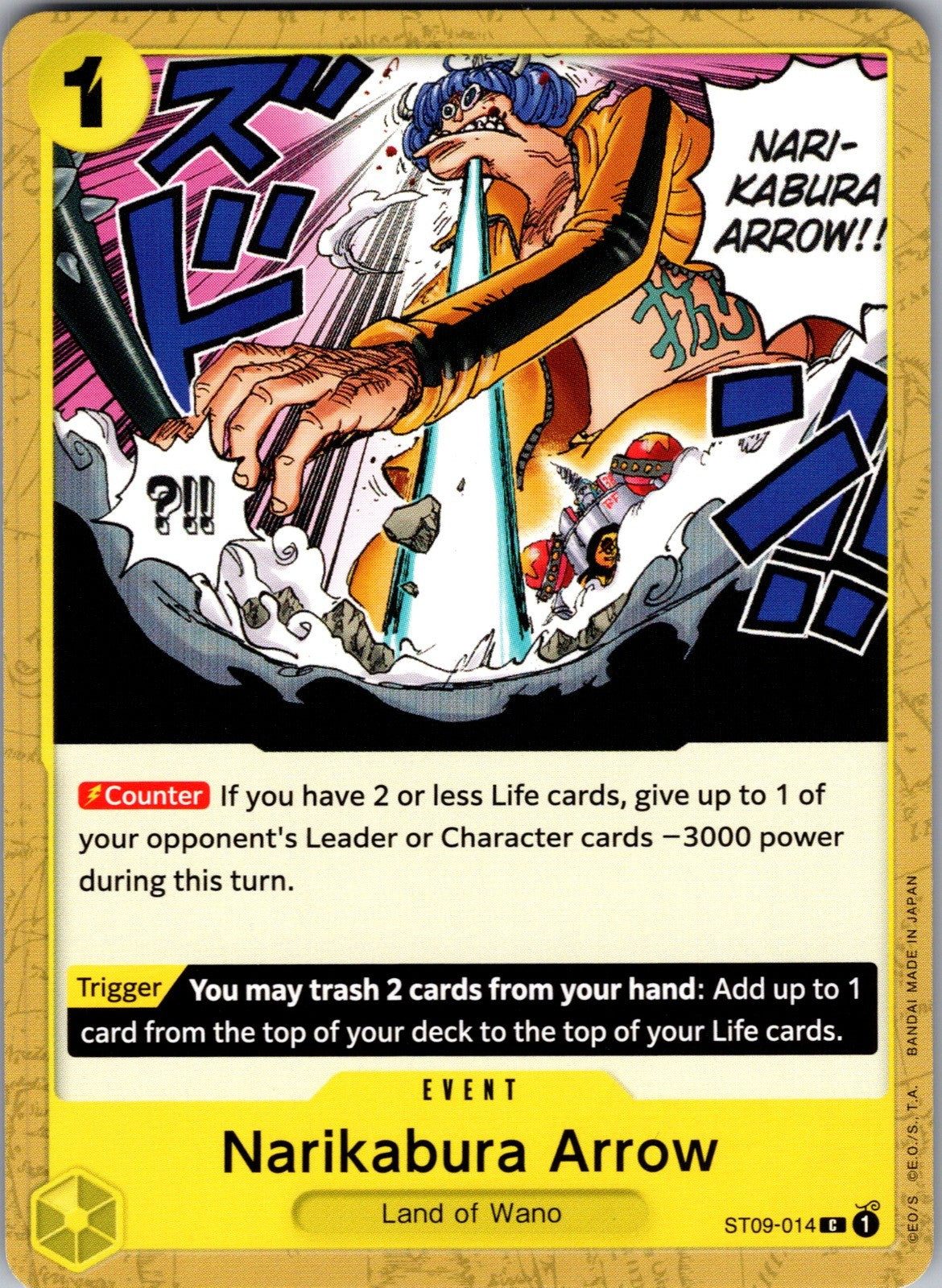 Narikabura Arrow C Starter Deck 9: Yamato ST09-014 LP